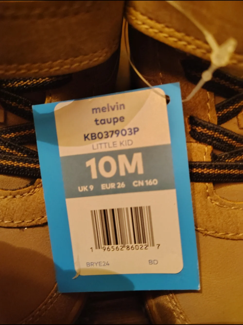 Stride Rite 360 Toddlers Tan High-Top Boots Sz. 10M